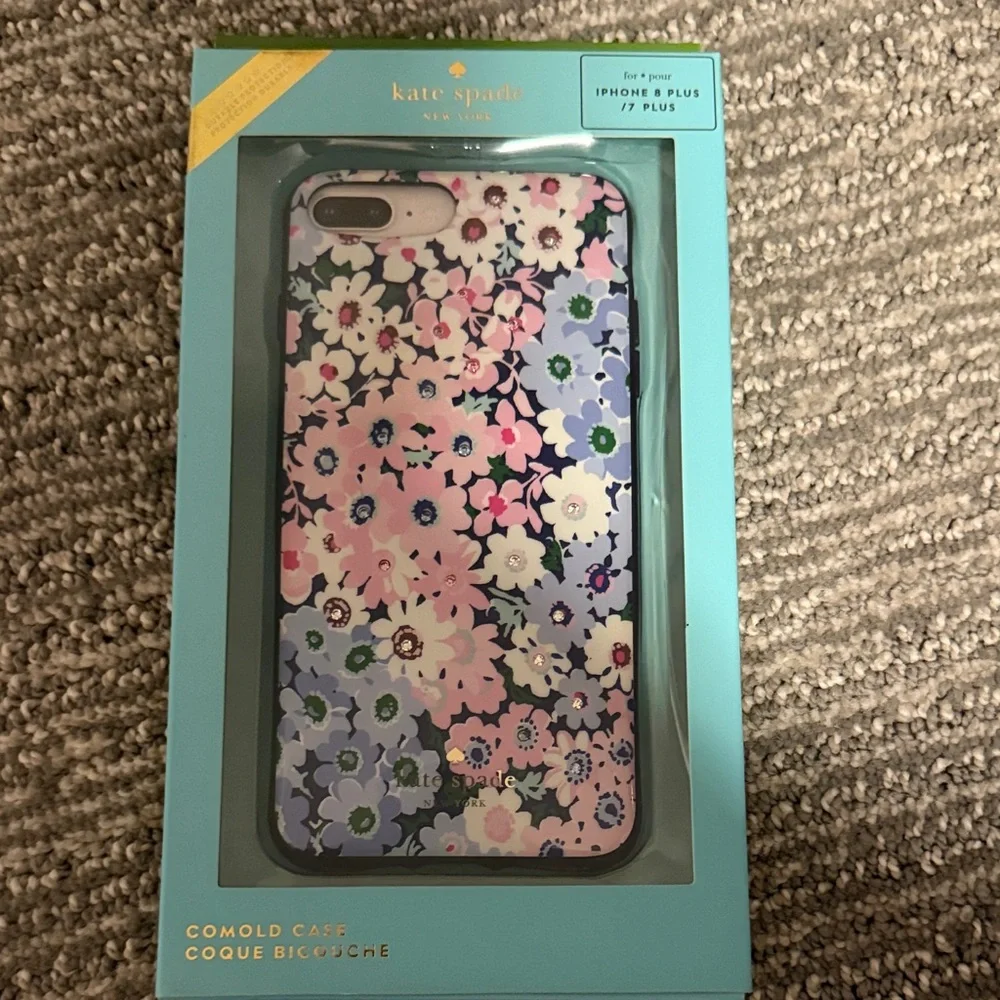 Kate Spade Floral iPhone 8 Plus/7 Plus Case - Pink and Purple